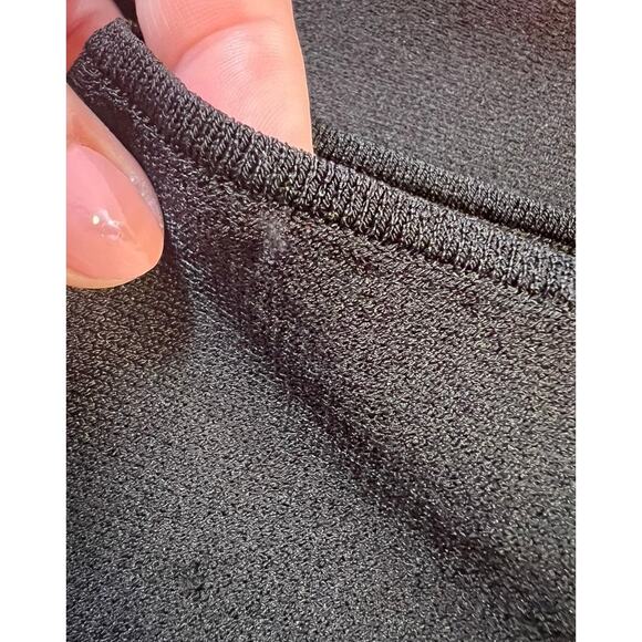 Vtg 90s 00s High Neck Color Block Tank Shell Blouse Top Shirt Sz L Black Whimsy - Picture 6 of 6